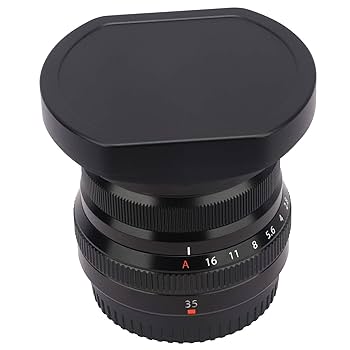 Amazon | haoge メタル 正方形 レンズフード + フードキャップ